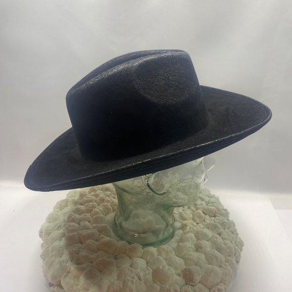 Black Suede Cowboy Hat main image 6